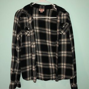 Black and White Mossimo Flannel